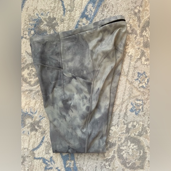 Lululemon Seawheeze Swift Speed High-Rise Crop 21" Elation Foil Diamond Dye Gunm - Picture 8 of 13